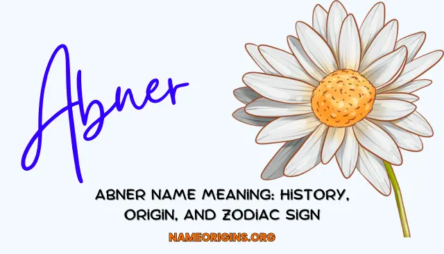 Abner Name Meaning: History, Origin, And Zodiac Sign