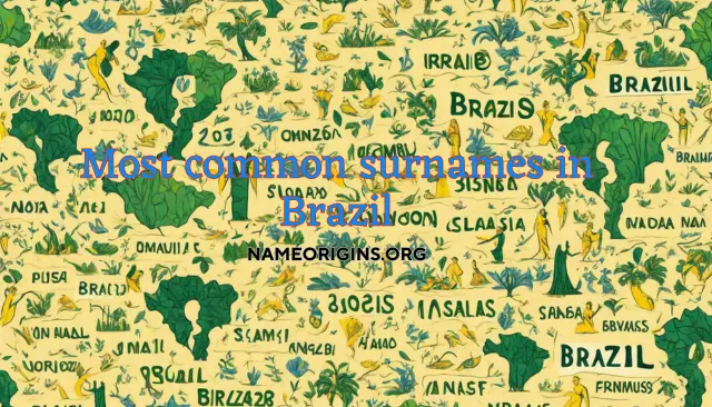 71 Most common surnames in Brazil