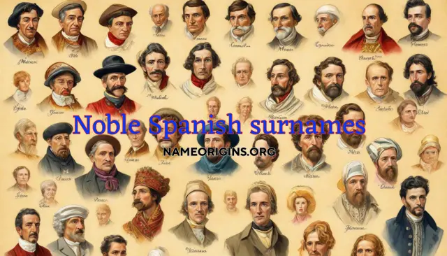 Noble Spanish surnames