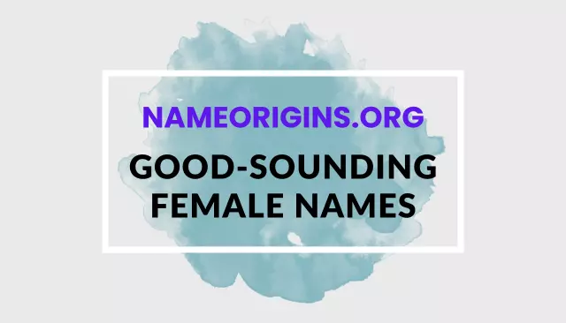 144 Beautiful good-sounding names