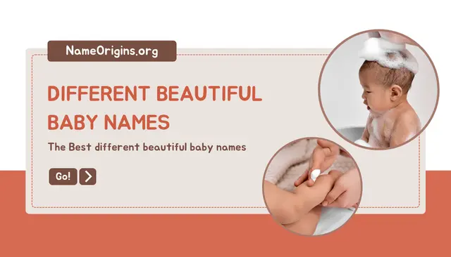 The Best different beautiful baby names