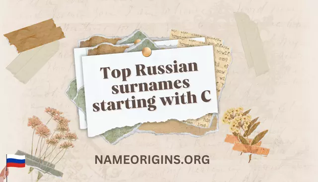 Top Russian surnames starting with C