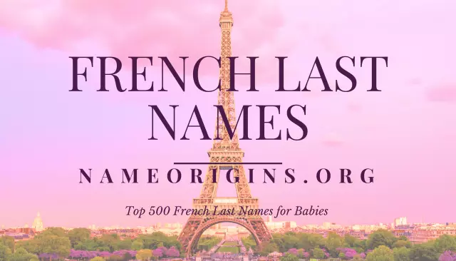 Top 500 French Last Names for Babies