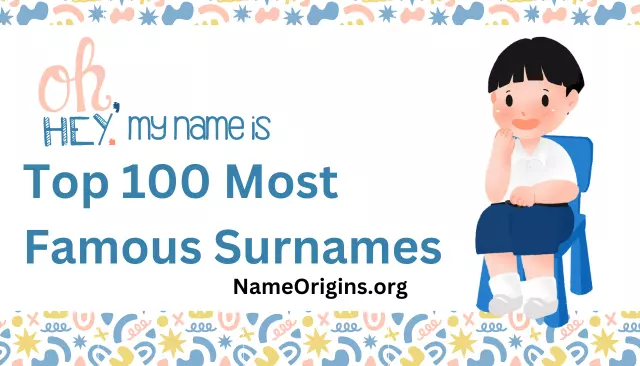 Top 100 Most Famous Surnames – 2024